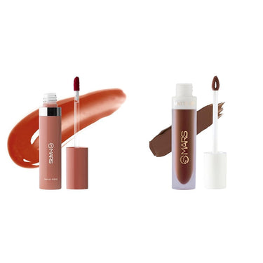 MARS Drip Lip Mist for Women (4.5 ml) (01-Peachy Drip) Reapplication Matte Liquid Lip Color | Long Lasting | Non-Transfer & Waterproof Lipstick for Women (4.5 ml) (01-Spice Brown)
